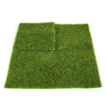 Garosa Synthetic Turf,2 Sizes Synthetic Artificial Grass Mat Turf Lawn Garden Micro Landscape Ornament Home Decor Synthetic Lawn