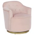thumbnail image 1 of Petites graines Monarch Haven Hill Lounge Pivotant Accent, Light Pink, 1 of 9