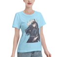 thumbnail image 2 of T-Shirt Basique à Manches Courtes pour Femmes Demon Slayer : Shitou Wuichiro, 2 of 6
