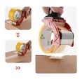 thumbnail image 3 of Ruban de Classification de Produit Titre de Produit Poignée en Silicone Rouge Distributeur de Ruban d'Emballage Coupe-Ruban Robuste pour Carton et Scellage Fonctionnement Facile, 3 of 7