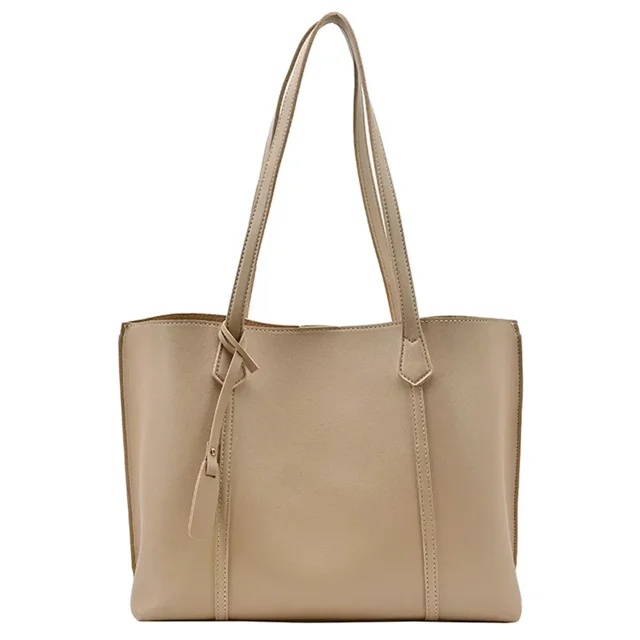 Grand Sac Fourre-Tout Réversible pour Femmes Rétro à Franges en Cuir, Sacs à Bandoulière, Sacs à Main Mode pour Dames, Sac Cartable (Blanc)