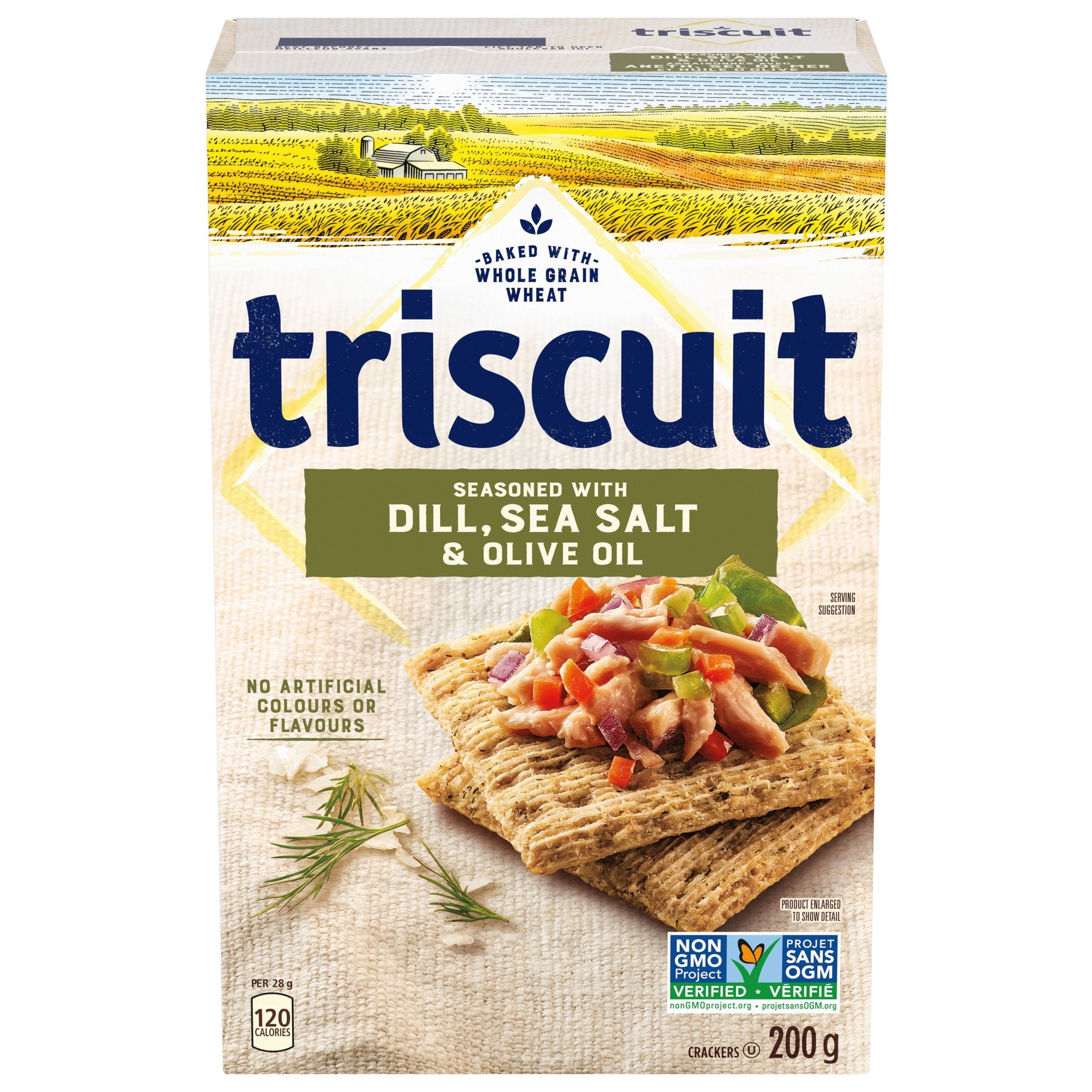 Triscuit Dill Sea Salt & Olive Oil Snacking Crackers
