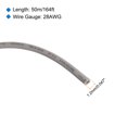 thumbnail image 2 of Uxcell 28AWG Stranded Wire Hookup 50M/164ft Grey, Electrical Wire UL1007 Spool, 2 of 6