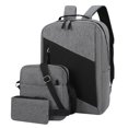 thumbnail image 2 of Cameland Fashion Three-Piece Backpack Backpack Male Business Usb Charging Laptop Bag High-Capacity Students Bag, 2 of 9