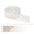 thumbnail image 3 of Unique Bargains Lace Ribbon 10 Yards 1.2 Inch Cotton Lace Trim for Craft,Gift Wrappers,Headbands,White Style 11, 3 of 5