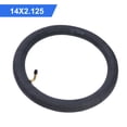 thumbnail image 1 of 14X2.125 Rubber Tire with Bent Valve Stem Inner Tube Tyre for Electric Bike Inner Tube, 1 of 9