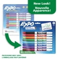 thumbnail image 2 of EXPO Dry Erase Markers, Low Odour Ink, Fine Tip, Assorted Colours, 16 Count, 2 of 7