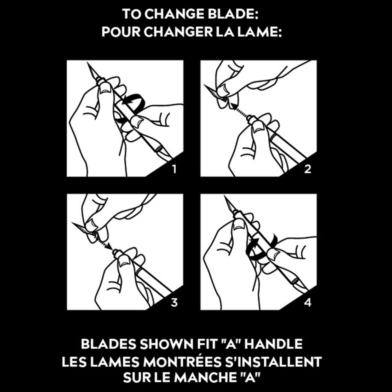 Couteau X-ACTO Nº 1 avec capuchon de sécurité, couteau de précision pour couper, dénuder et tailler délicatement