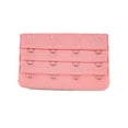 thumbnail image 1 of Baohd Extension Strap Bra Extenders Buckle 4 Hook Breathable Practical Accessories Adjustable Replacement 3 Rows Underwear cream pink, 1 of 5