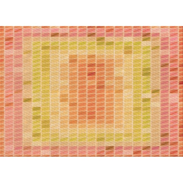 Ahgly Company Tapis Rectangulaire Lavable en Machine Orange Citrouille Transitionnel, 8 Pieds x 10 Pieds