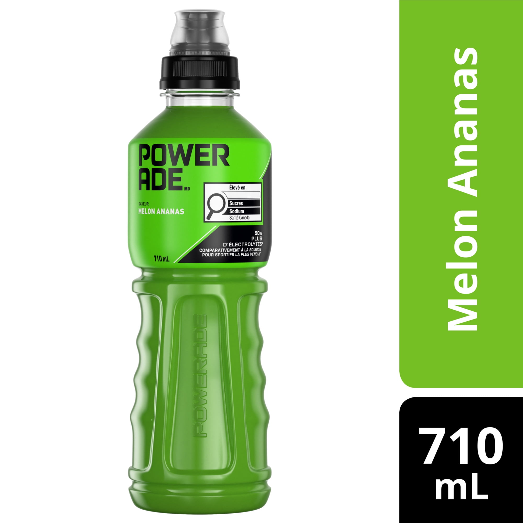 Powerade Melon et ananas Bouteille, 710 mL