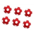 thumbnail image 4 of jinwen 6 Pack (32mm Diameter) Table Soccer Football Foosball Balls Fussball Replacement Red, 4 of 8