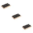 thumbnail image 4 of kurtrusly Wood Earring Card Holder w/ Tray Jewelry Display for Accessory 8 Pair Black 3Set, 4 of 6
