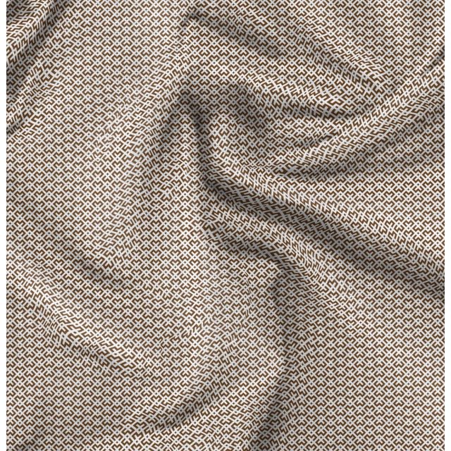 Soimoi Brown Rayon Fabric Abstracts Abstract Decor Fabric Printed Yard 42 Inch Wide