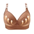 thumbnail image 4 of Woman Bra Convertible Bra Feature V-Neck Molded Bra Style W-1751 Khaki 42, 4 of 6