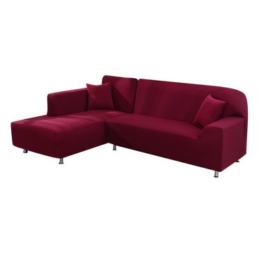 Sumhomie Stretch Washable Couch Slipcovers for Sectional Sofa L-shape Corner
