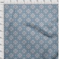 thumbnail image 4 of oneOone Polyester Spandex Grayish Blue Fabric Asian Block Craft Projects Decor Fabric Printed By The Yard 56 Inch Wide, 4 of 4