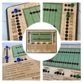 thumbnail image 4 of 2025 Football Dice Board Game Football Dice Game Wooden Board Game Fun Wooden Tabletop Football Game Dice Football Dice Tray For Family Game Night Game, 4 of 9