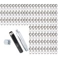 thumbnail image 1 of Grommets Eyelets,100 Set Grommet Tool Grommet Setting Set Grommet Tool Kit Time-Tested Durability, 1 of 14