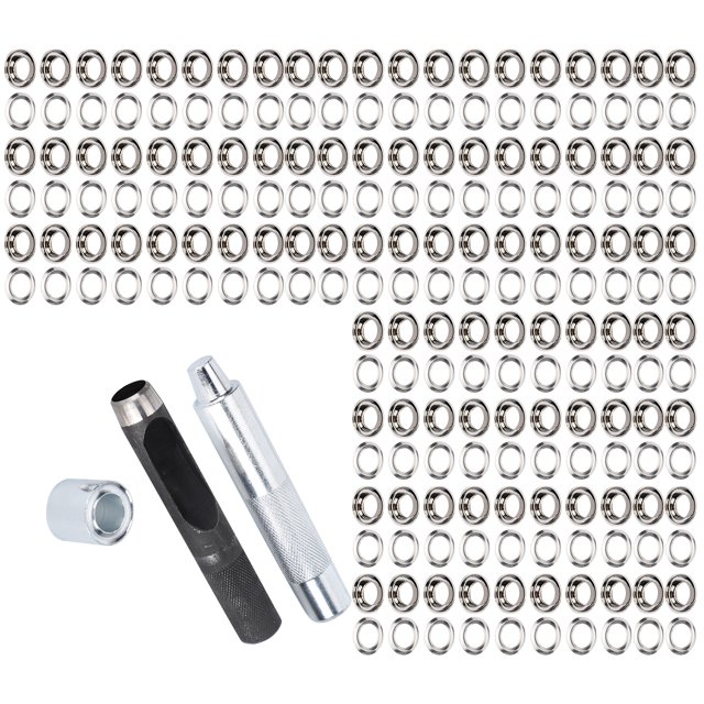Grommets Eyelets,100 Set Grommet Tool Grommet Setting Set Grommet Tool Kit Time-Tested Durability