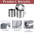 thumbnail image 1 of 24 Pieces Stainless Steel Mousse Rings Round Biscuit Cutter Cake Mold Kitchen Baking Pastry Tool for Tart,Fondant,Etc, 1 of 8