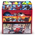 thumbnail image 3 of Marvel Spider-Man 6-Bin Toy Storage Organizer by Delta Children, 3 of 4