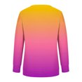 thumbnail image 3 of 50 % de Réduction sur Chandail en Molleton Surdimensionné pour Femmes 2023 Col Rond Mode Décontractée Manches Longues Imprimé Chandail en Molleton Haut Blouse, 3 of 3