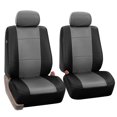thumbnail image 2 of FH Group Premium PU Leather Car Seat Covers 3mm Foam Padding Durable Faux Leather, 2 of 6