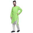 thumbnail image 4 of Atasi KurtaForMen Coupe Unie à Manches Longues pour Hommes en Coton à Col Rond, 4 of 5