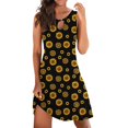 thumbnail image 1 of TJAZFJPA Robe Aguichant Femme Élégante à Col Rond Robe Débardeur à Col Rond Robe Décontractée à Imprimé Floral Robe Évasée Robes Mexicaines pour Femmes, 1 of 5