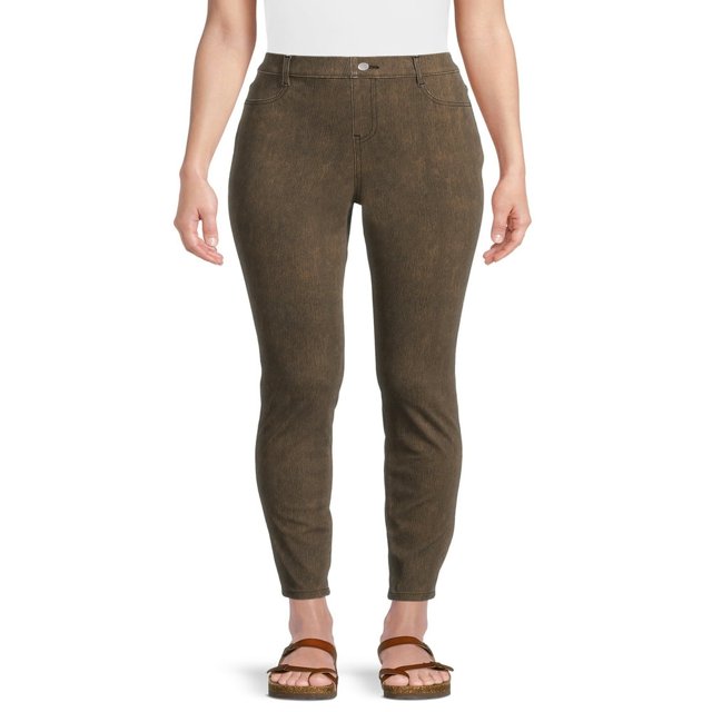 CHUANK Jeggings Taille Haute pour Femmes Entrejambe 29” Tailles TP-TTTG
