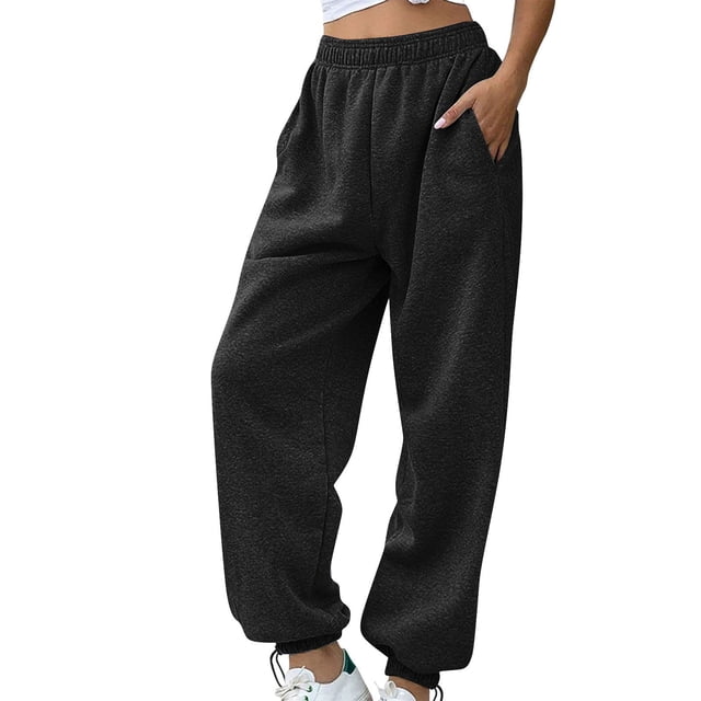 Pantalons de Course pour Femmes Grande Taille Pantalons de Sport Décontractés