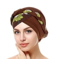 thumbnail image 2 of Aocisk Ethnic -Tied Head Cover Wrap Braid Hat Headwear Baseball Cap Coffee One Size, 2 of 4