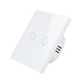 thumbnail image 1 of Yeacher Wi-Fi Smart Switch Light Switch Voice Control, Remote Control, RF433, Touch Control Compatible with Home Schedule, Timer, Countdown No Neutral & Hub Required, 1 of 8
