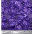 thumbnail image 1 of Soimoi Cotton Poplin Fabric Floral & Paisley Print Sewing Fabric Yard 56 Inch Wide, 1 of 5