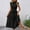 Autre, variante sur Soldes d'Été! Robe d'Été Décontractée pour Femmes, Col Rond, Manches Courtes à Volants, Coupe Ample, Idéale pour la Plage Ou les Sorties Décontractées. Offres Exceptionnelles du Jour!