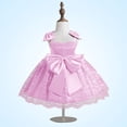 thumbnail image 4 of QIPOPIQ Robe de Fête de Vacances Grande/petite Fille Fleur Dentelle Ligne A Mariage Fête Robes Enfants Concours Anniversaire Robe Formelle Liquidation, 4 of 4