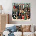 thumbnail image 1 of Designart "Rural Melodies Jukebox Jamboree Shades of Grey" Jukeboxes Metal Wall Art, Grey Metal Wall Decor, Modern Metal Art Decor For Entryway - 36x36 Inch, 1 of 6