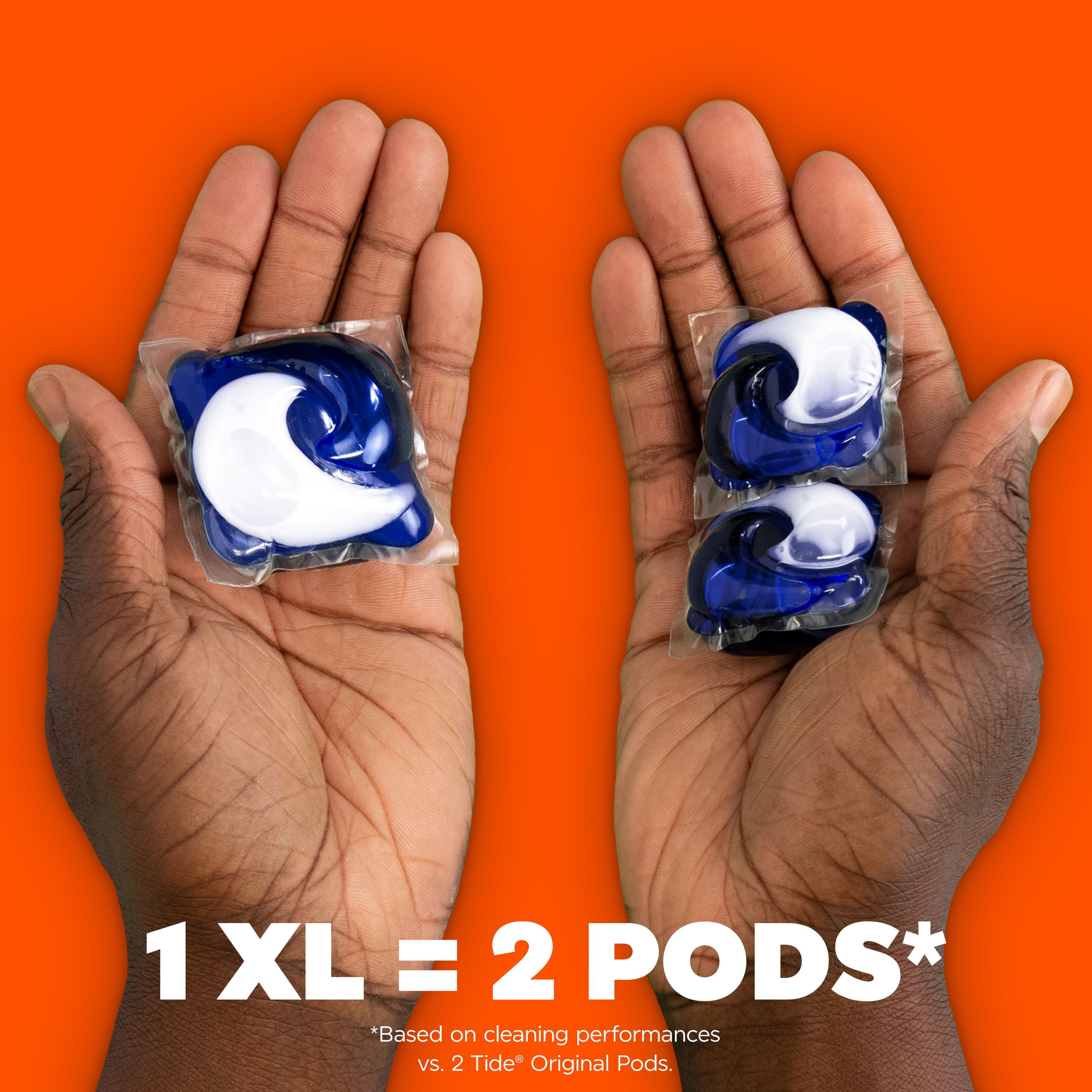 Tide Propreté Hygiénique Power PODS Capsules de Détergent à Lessive, Parfum Original, Élimine la Saleté Visible et Invisible, Capsules de Savon à Lessive Détergent, 45 Unités