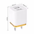 thumbnail image 4 of DZCPSCZG Double Port USB Wall Plug Brick Charging Box Adapter Double USB Charger Block USB Wall Charger With Charging Cell Phone Wall Chargers For Travel, 4 of 4