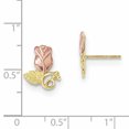 thumbnail image 2 of Boucles d'Oreilles à Tige en Or Jaune 10K Tricolore Black Hills Or Rose, 2 of 2