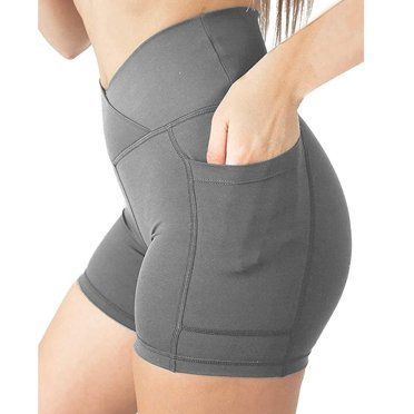 Shorts for Women TopLLC Womens Shorts Ladies Pure High Strength Quick Dry Sports Running Fitness Yoga Shorts Pants Women's Coat