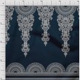 thumbnail image 1 of Soimoi Velvet Fabric Floral & Semi Mandala Panel Print Fabric by The Yard 58 Inch Wide, 1 of 3