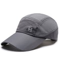thumbnail image 2 of HJYCHN Chapeaux pour Hommes Unisexe Casquette en Maille Chapeau Respirant Casquette de Travail Pare-Soleil pour Escalade Plein Air Été Casquettes de Baseball pour Femmes Gris Taille Unique, 2 of 3