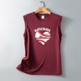 thumbnail image 4 of Birdeem Womens Sleeveless Top V-Neck Pullover Printing Vest, 4 of 5