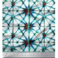 thumbnail image 1 of Soimoi Velvet Fabric Floral Tie-Dye Print Fabric by Yard 58 Inch Wide, 1 of 3