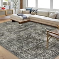 thumbnail image 1 of HOMERRY Indoor Area Rug 8' x 10' Washable Rug Large Modern Boho Rug Traditional Rug Contemporary Floor Cover Living Room Mat, Green, 1 of 7