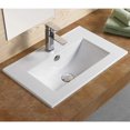 thumbnail image 4 of American Imaginations 19.9-in. W 1 Hole Ceramic Top Set In White Color - Overflow Drain Incl. AI-30398, 4 of 8