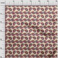 thumbnail image 2 of oneOone Viscose Chiffon Fabric Leaves & Floral Block Fabric Prints By Yard 42 Inch Wide, 2 of 4