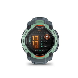 Garmin Instinct 3 AMOLED Smartwatch 50 mm - Rugged Militart Spec 810, Compass, Barometric Altimeter | Neo tropic with twilight silicone band